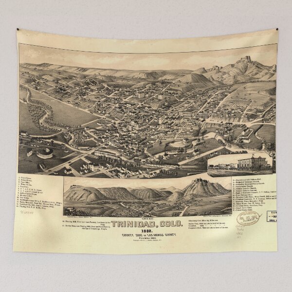 Item preview, Trinidad, Colorado (1882) designed and sold by allhistory.