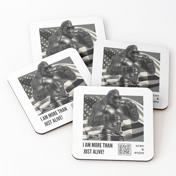 Item preview, Dansing King Kong for White items. collection with Augmented Reality designed and sold by Faushteyn.