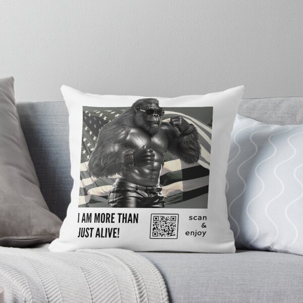 Artikelvorschau, Dansing King Kong für weiße Artikel. Kollektion mit Augmented Reality entworfen und verkauft von Faushteyn.