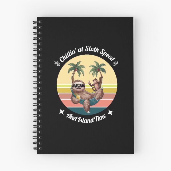 Item preview, Sloth Mode - Island Time - Cute Graphic.  Shirt Says:  Chillin' at Sloth Speed and Island Time. designed and sold by WhiteGothic.