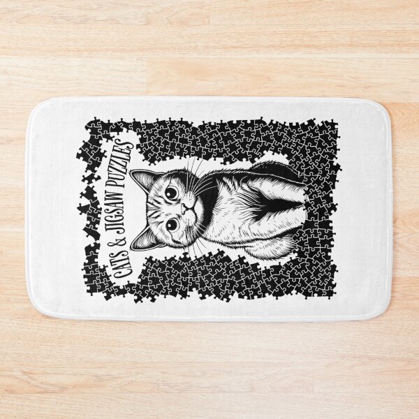 Item preview, Cats And Jigsaw Puzzles Cat Lover Puzzle Pieces Puzzler designed and sold by GrandeDuc.