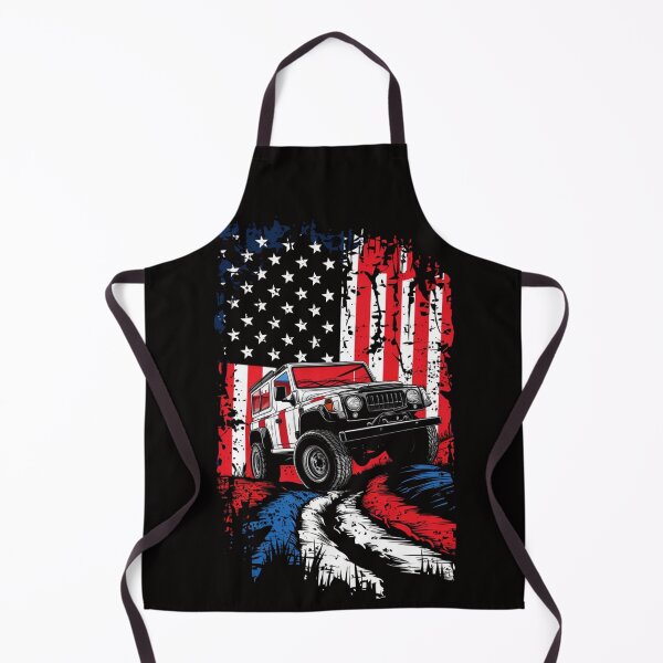 Item preview, Patriotic Off-Road Adventure - American Flag Inspired T-Shirt designed and sold by HOMEDESIGNPRINT.