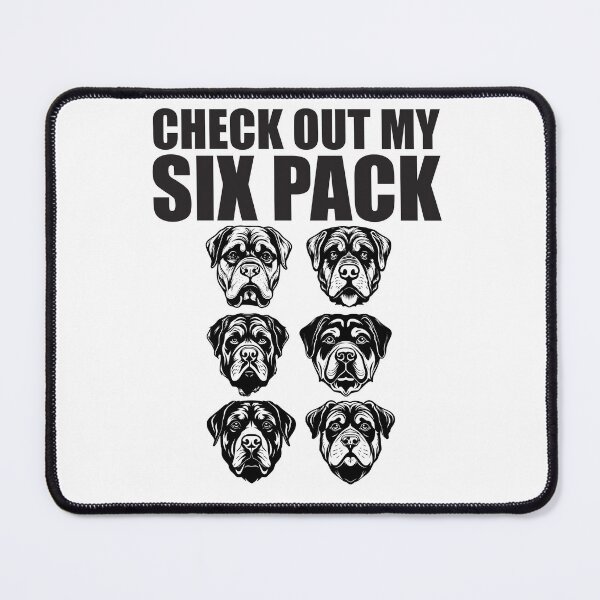 Item preview, Funny Rottweiler Owner Check Out My Six Pack Rottweiler For Kids Men Women designed and sold by clothesy7.