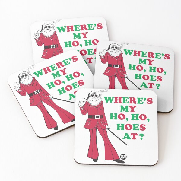 Artikelvorschau, WHERE MY HO HOS AT SANTA entworfen und verkauft von TODD GOLDMAN.