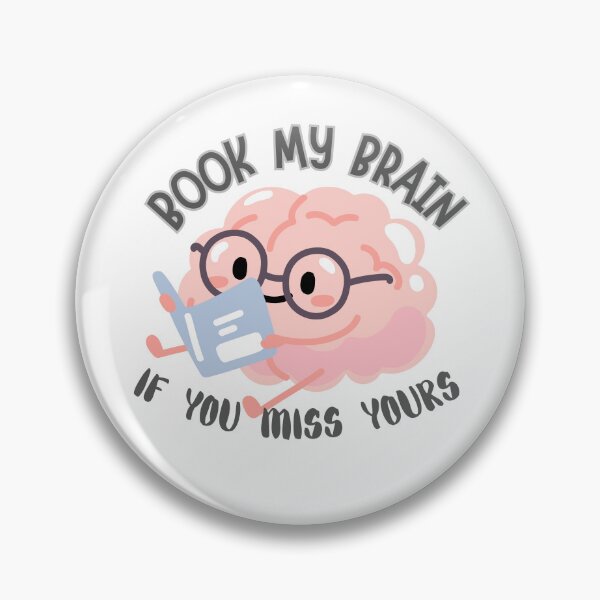 Item preview, A brain reading a book, if you miss yours.. with a twisted twist designed and sold by Hope-it-fits.