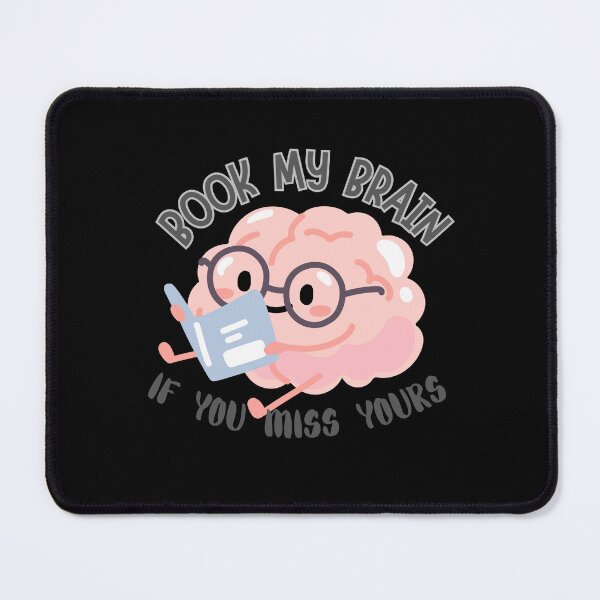 Item preview, A brain reading a book, if you miss yours.. with a twisted twist designed and sold by Hope-it-fits.