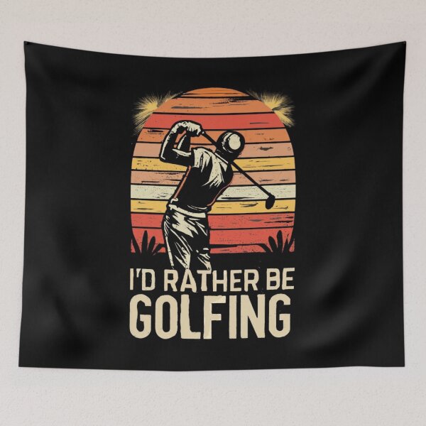 Item preview, I’d Rather Be Golfing  designed and sold by Myra365Art.