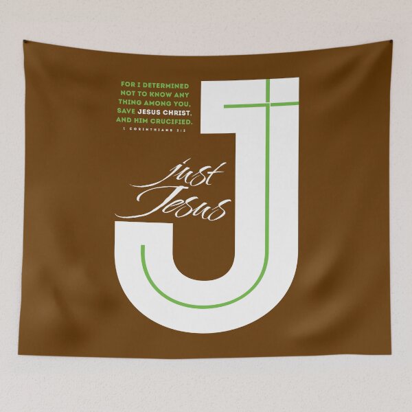 Item preview, Just JESUS (1Corinthians 2:2) version 2 designed and sold by square1studio.