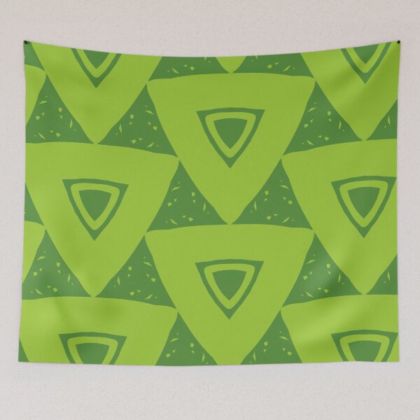 Item preview, Green triangles pattern designed and sold by marina63.
