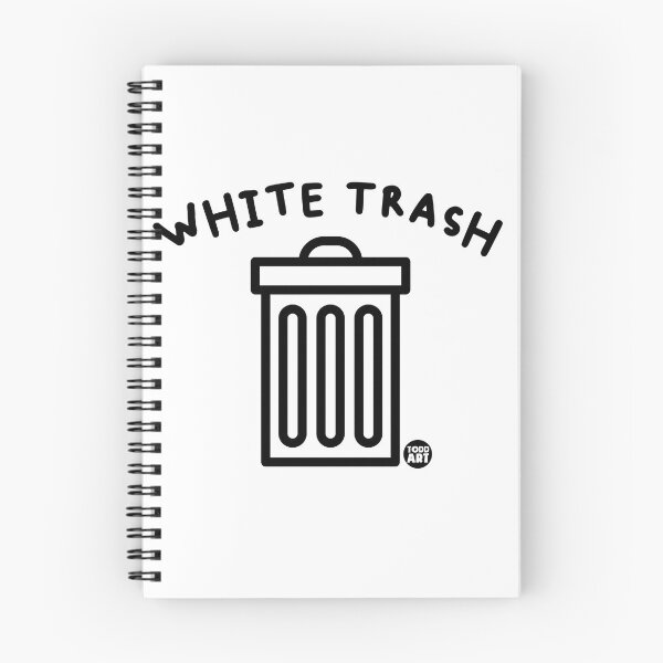 Item preview, WHITE TRASH GARBAGE CAN designed and sold by TODD GOLDMAN.
