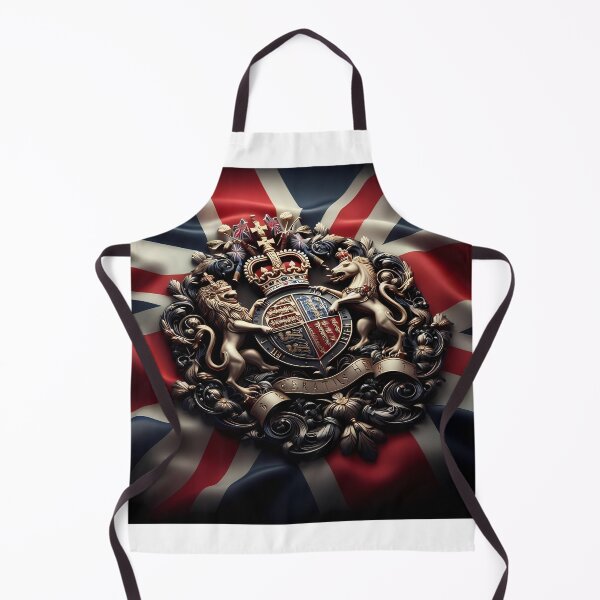 Item preview, British flag with coat of arms designed and sold by Sascha-Heiko.
