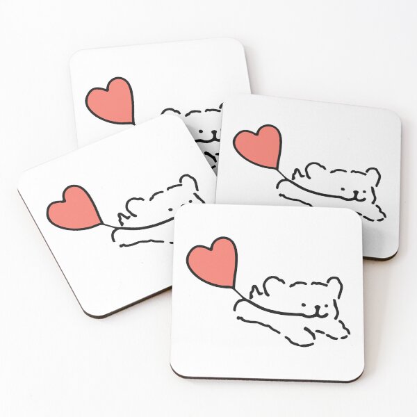 Item preview, Heart balloon - Korean line puppy  designed and sold by Kappadog.