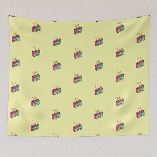 Item preview, Boombox Music In Living Color designed and sold by BrightrDayMusicArt.