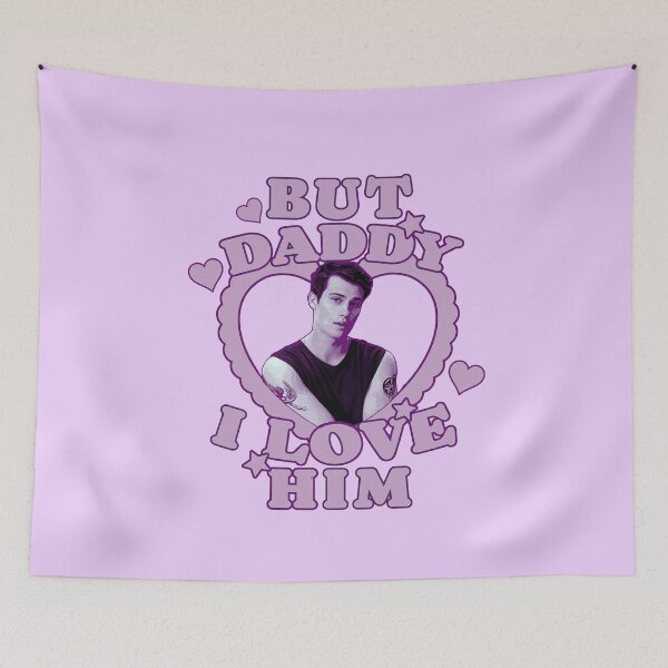 Item preview, Hayes Campbell Nicholas Galitzine But Daddy I love Him Purple  designed and sold by baranskini.