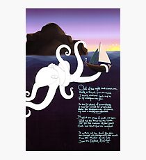 Invictus Octopus Photographic Print