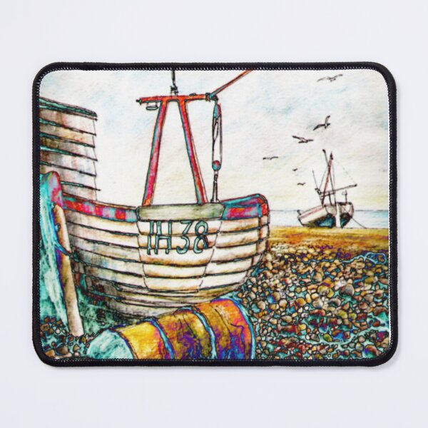 Item preview, Aldeburgh beach mixed media for charity designed and sold by JayTCee.