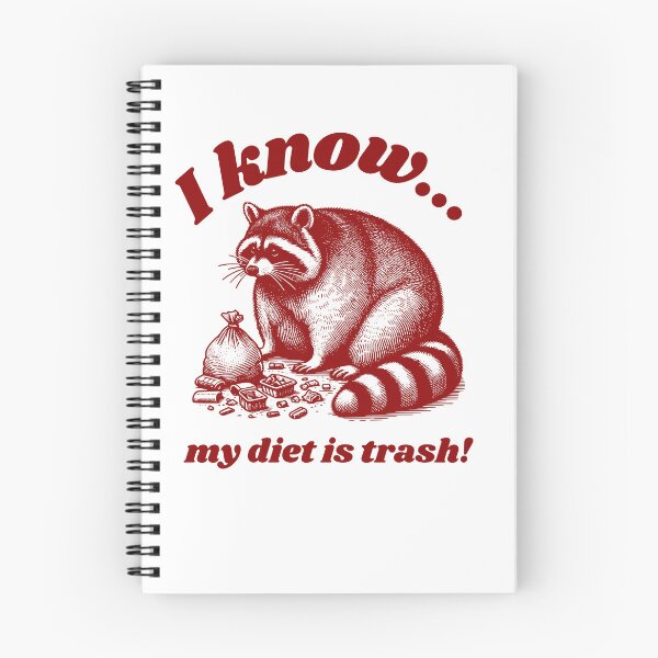 Item preview, I Know My Diet Is Trash designed and sold by WanderWildlyCo.