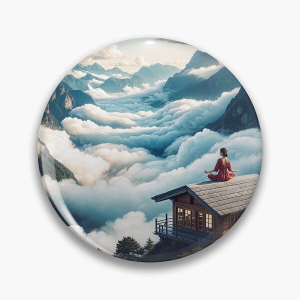 Artikelvorschau, „Erhabene Ruhe: Meditative Gipfel“ entworfen und verkauft von MindVibe.
