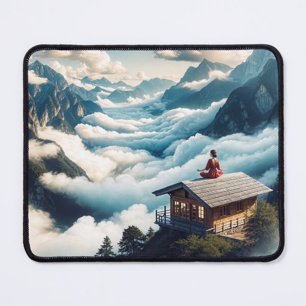 Item preview, "Elevated Tranquility: Meditative Peaks" designed and sold by MindVibe.