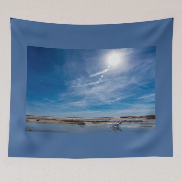 Item preview, Winter Blues At Salt Plains National Wildlife Refuge Oklahoma designed and sold by Debra Martz.