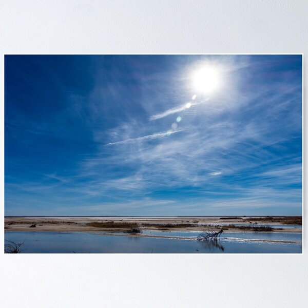 Item preview, Winter Blues At Salt Plains National Wildlife Refuge Oklahoma designed and sold by Debra Martz.