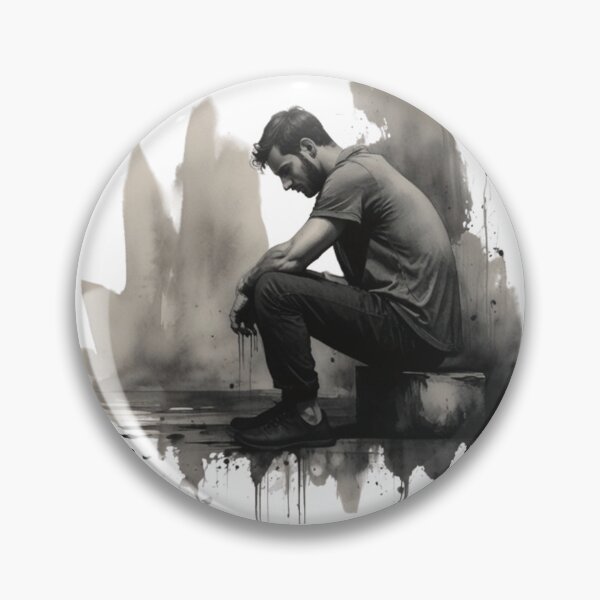 Item preview, Thoughtful man designed and sold by Magic3D.