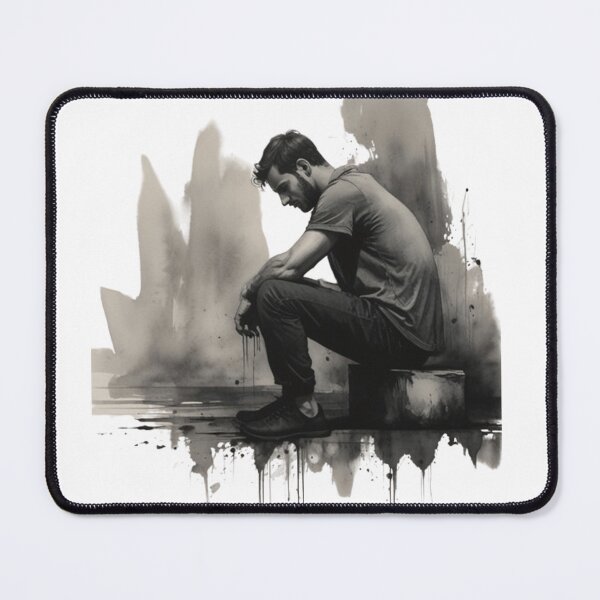 Item preview, Thoughtful man designed and sold by Magic3D.