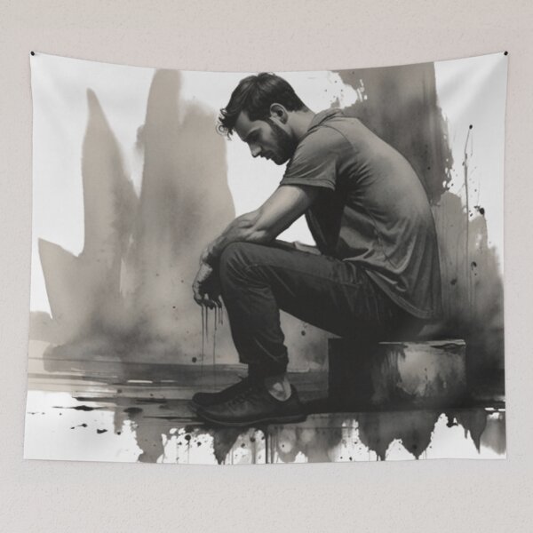 Item preview, Thoughtful man designed and sold by Magic3D.