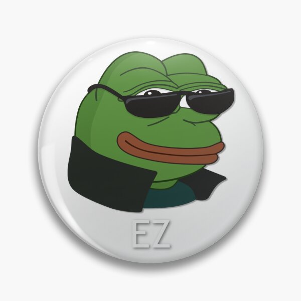 Item preview, EZ Twitch Emote Design Pepe the Frog with shades designed and sold by WideHardoGFX.