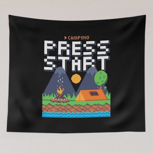 Item preview, Camping Pixel designed and sold by Quilimo Studio.