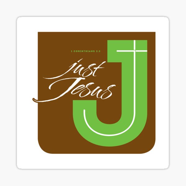 Item preview, Just JESUS (1Corinthians 2:2) designed and sold by square1studio.