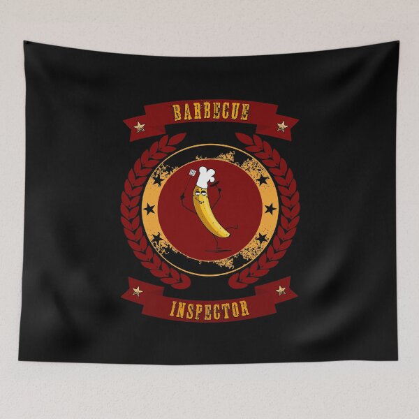 Item preview, Barbecue Inspector - BBQ Grill Pitmaster Shirt designed and sold by Basti09.