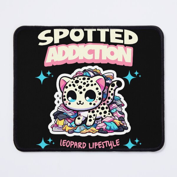 Item preview, Spotted Addiction Leopard designed and sold by WanderWildlyCo.