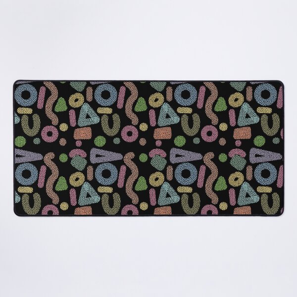 Item preview, Colored Shapes with texture designed and sold by TheMuddyCatCo.