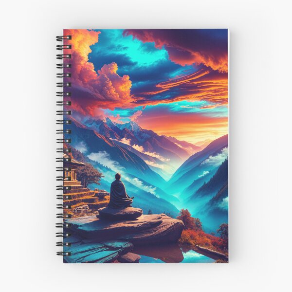 Item preview, "Contemplative Ascents: Exploring Inner Peace" designed and sold by MindVibe.