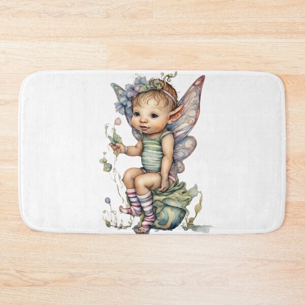 Item preview, Baby Fairy Toddler Enchanting Watercolor Graphic of Mystic World  designed and sold by dcohea.