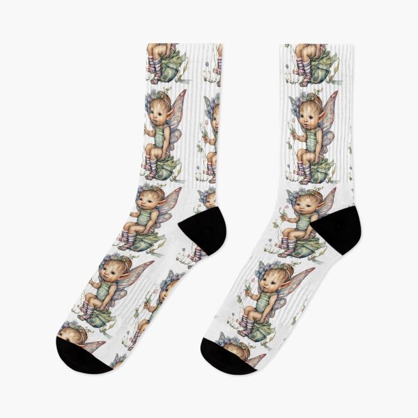 Item preview, Baby Fairy Toddler Enchanting Watercolor Graphic of Mystic World  designed and sold by dcohea.