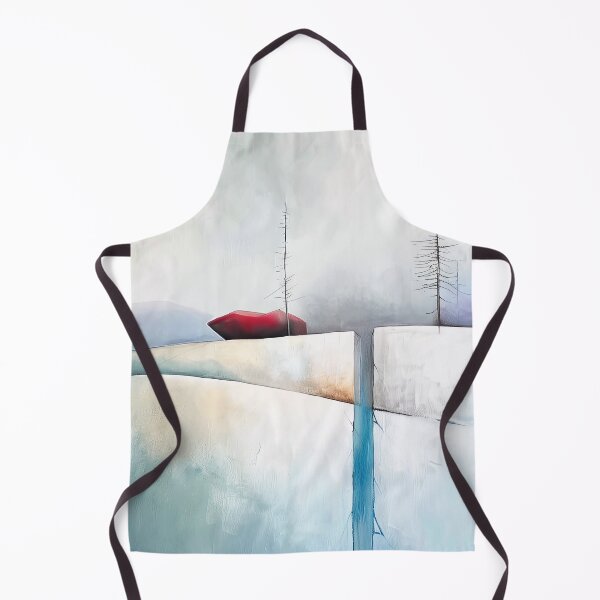 Item preview, Two Trees and a Red Rock in Winter designed and sold by MaryFiore.