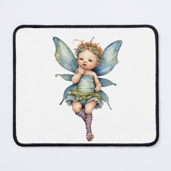 Item preview, Baby Fairy Toddler Enchanting Watercolor Graphic of Mystic World designed and sold by dcohea.