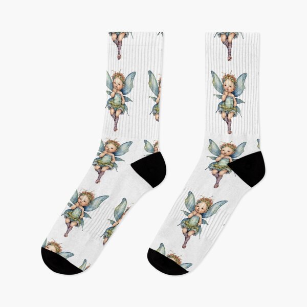 Item preview, Baby Fairy Toddler Enchanting Watercolor Graphic of Mystic World  designed and sold by dcohea.