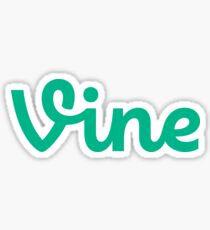 Vine Logo Sticker Sticker