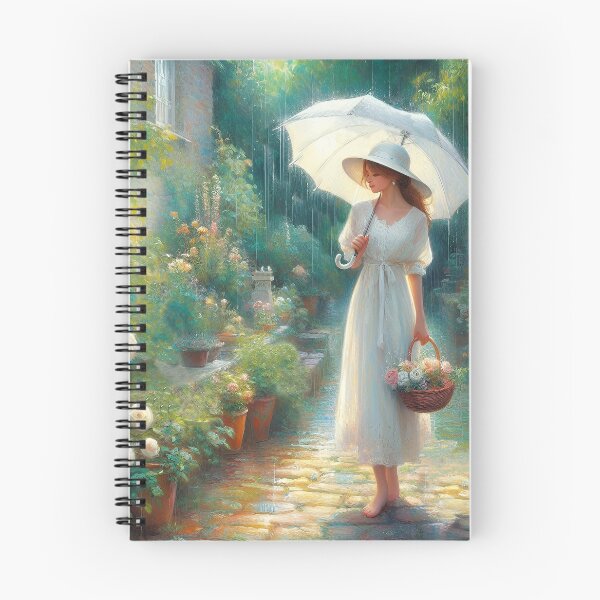 Item preview, The image of the "Girl in the Rain" is a well-known theme in fine art designed and sold by aleksandr13.