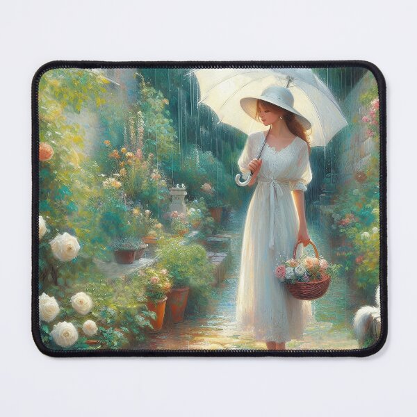 Item preview, The image of the "Girl in the Rain" is a well-known theme in fine art designed and sold by aleksandr13.