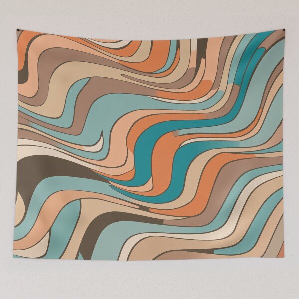 Item preview, Waves Pattern designed and sold by Haji  Kamora.