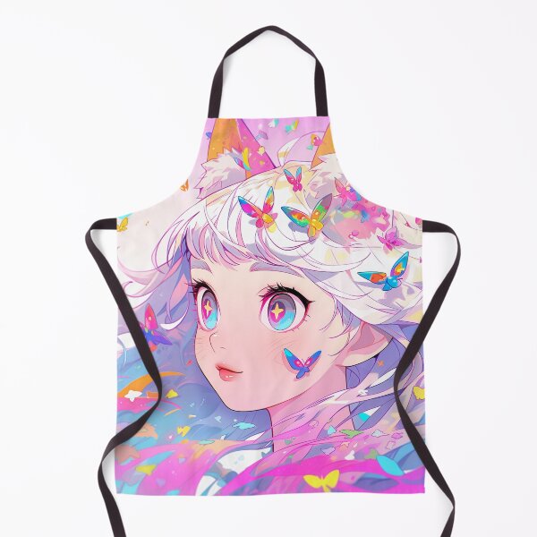 Item preview, Vibrant Pastel Fantasy Butterfly Anime Girl designed and sold by bubblegoth.