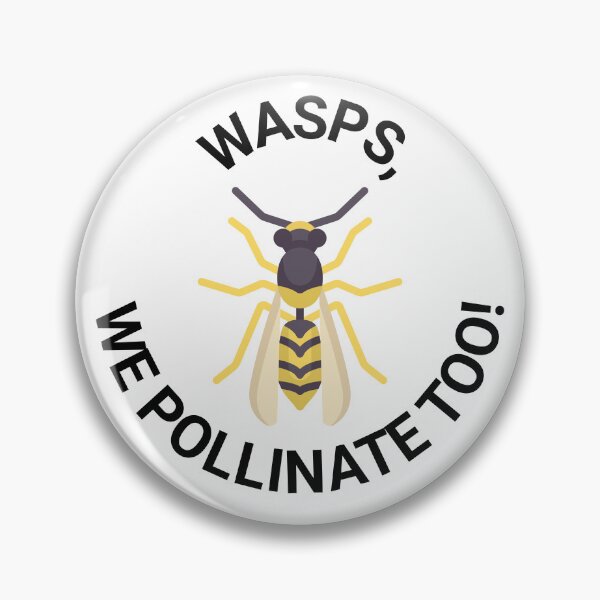 Item preview, Wasps Pollinate too! designed and sold by Jesse Hurlburt.