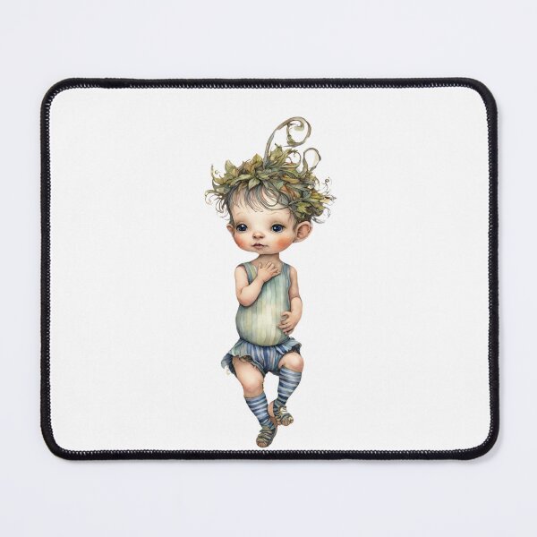 Item preview, Baby Fairy Toddler Enchanting Watercolor Graphic of Mystic World designed and sold by dcohea.