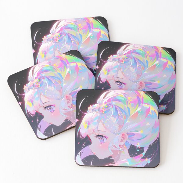 Item preview, Pastel Star Sparkle Fantasy Anime Girl designed and sold by bubblegoth.