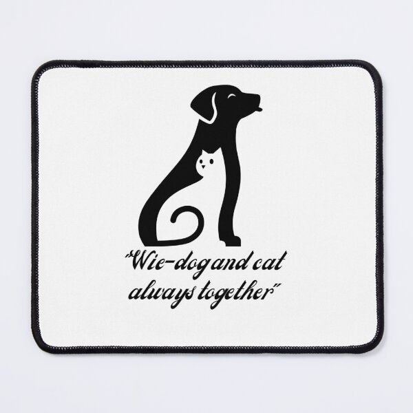 Item preview, "Dogs and cats form a strong bond of friendship." designed and sold by Malutki-pl.