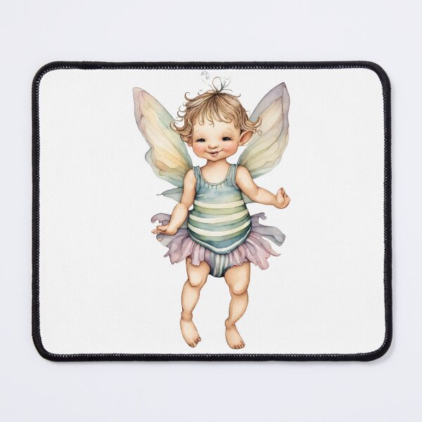 Item preview, Baby Fairy Toddler Enchanting Watercolor Graphic of Mystic World designed and sold by dcohea.